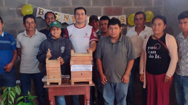 Fin de la jornada de la Escuela de Campo en el distrito de Jepelacio - Moyobamba.