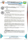 Vista preliminar de documento Decreto de alcaldía N°0001-2025-MPLA