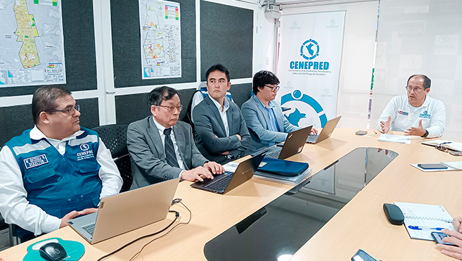 Reunión entre el Cenepred y la Agencia de Cooperación Internacional del Japón (JICA)