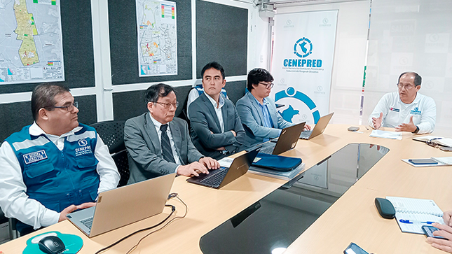 Reunión entre el Cenepred y la Agencia de Cooperación Internacional del Japón (JICA)