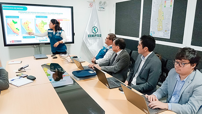 Reunión entre el Cenepred y la Agencia de Cooperación Internacional del Japón (JICA)