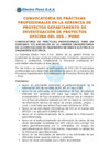 Vista preliminar de documento CONVOCATORIA DE PRÁCTICAS PROFESIONALES DEPARTAMENTO DE INVESTIGACION DE PROYECTOS - GIS