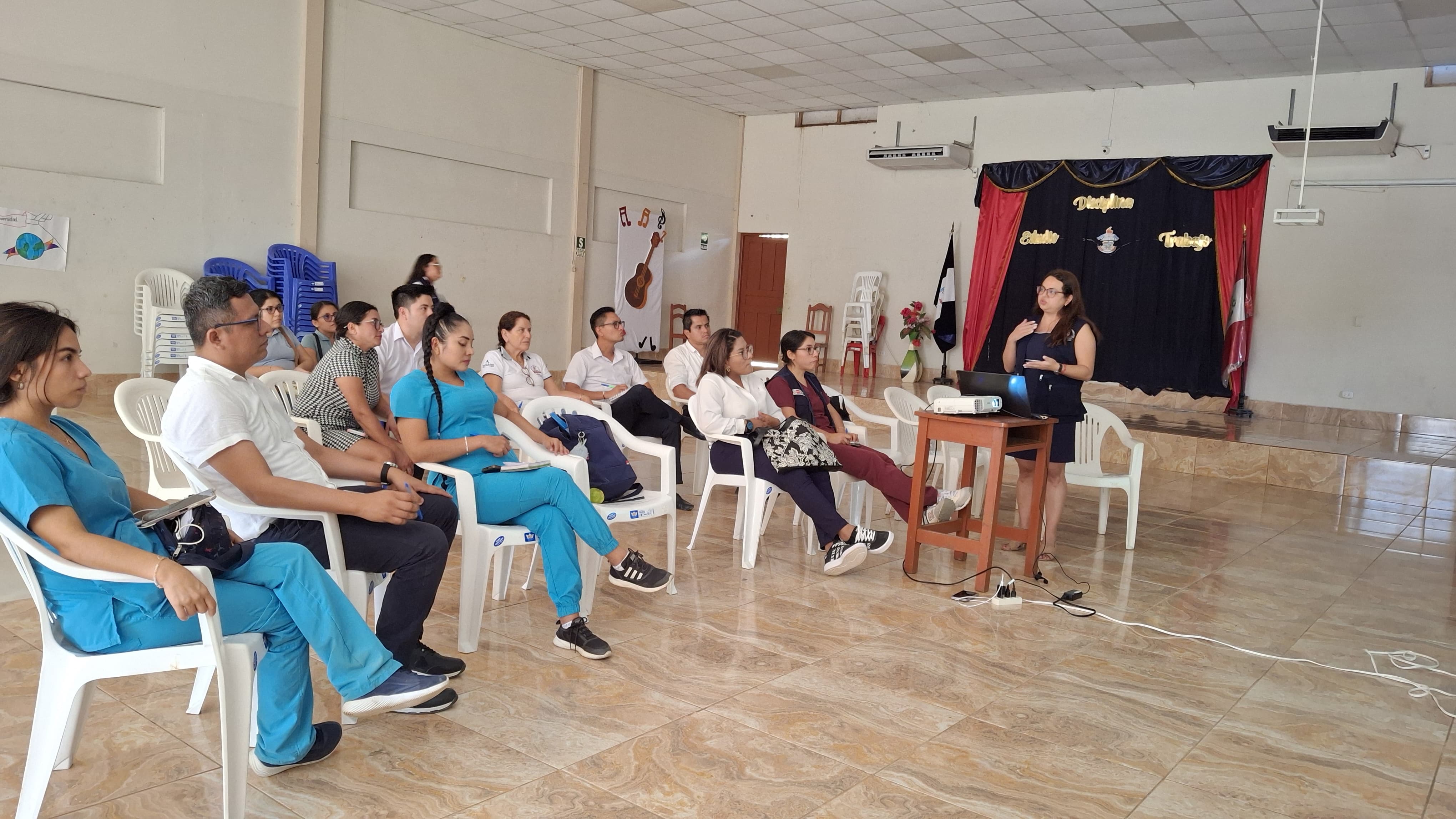 Con la finalidad de fortalecer las capacidades del personal de Salud