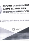 Vista preliminar de documento 📈 Reporte de seguimiento Anual 2024 del Plan Operativo Institucional.