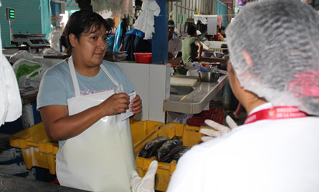 Fiscalizadores realizando labores en la provincia de El Dorado.