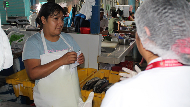 Fiscalizadores realizando labores en la provincia de El Dorado.