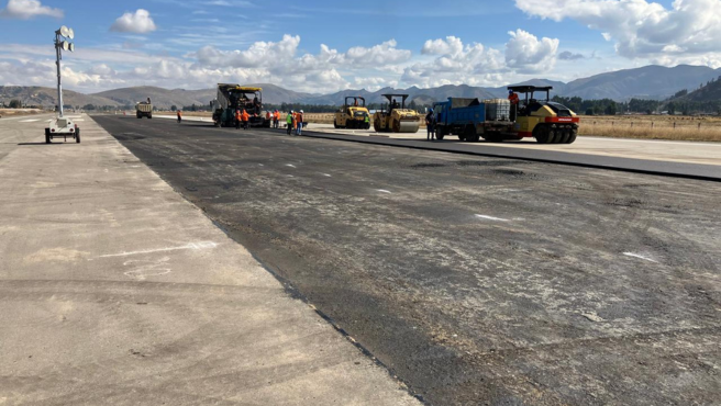 Trabajos de mantenimiento del Aeropuerto de Jauja continúan a buen ritmo
