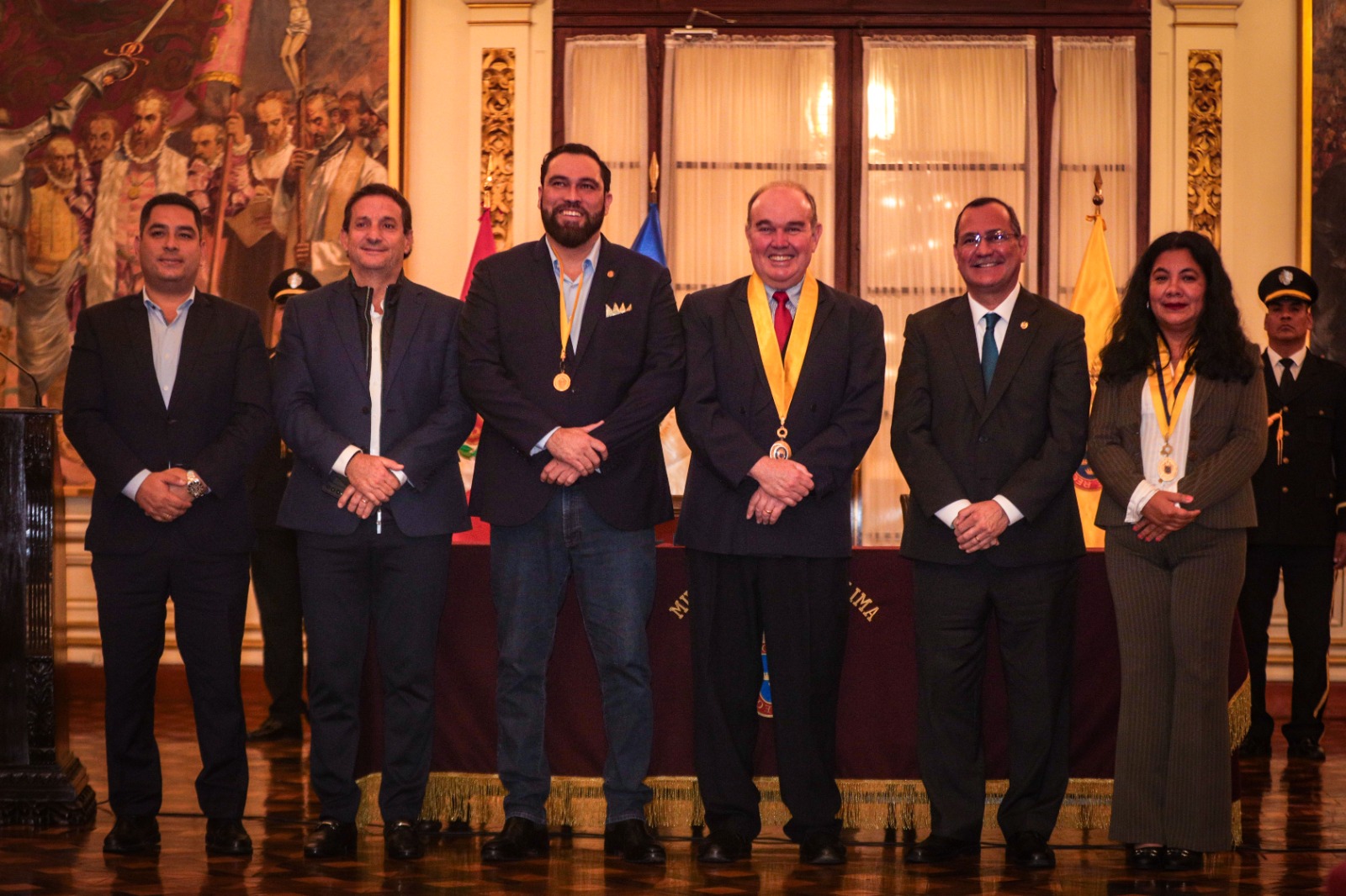 Alcalde de Lima y burgomaestre de San Salvador Centro firman convenio en materia de seguridad ciudadana