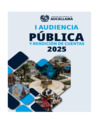 Vista preliminar de documento Resumen Ejecutivo I Audiencia Pública - MDA 2025