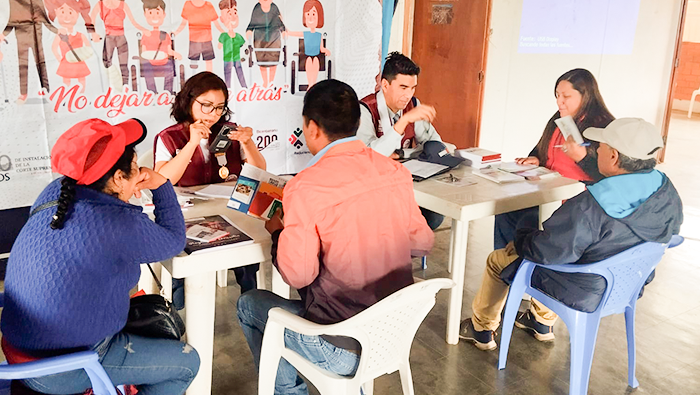 Magistrados de La Libertad realizan Feria Itinerante en el distrito de Agallpampa