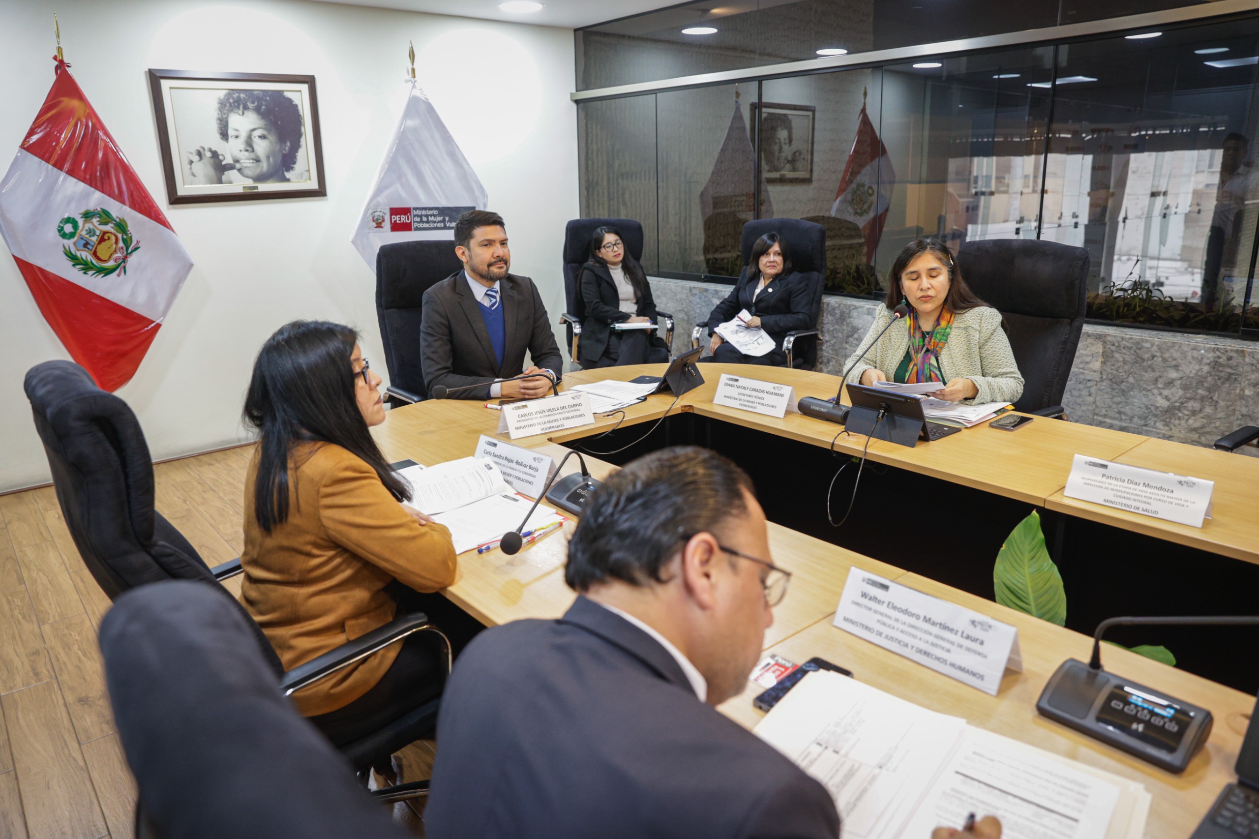 MIMP se reúne con ministerios, ONP y EsSalud para fortalecer la Política Nacional de Personas Adultas Mayores