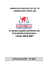 Vista preliminar de documento Plan de Acción Distrital de Seguridad Ciudadana  ACTUALIZADO - 2024-2027 