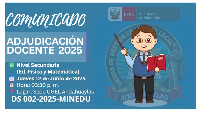 Adjudicación 12062025