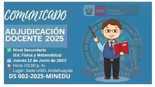 Adjudicación 12062025
