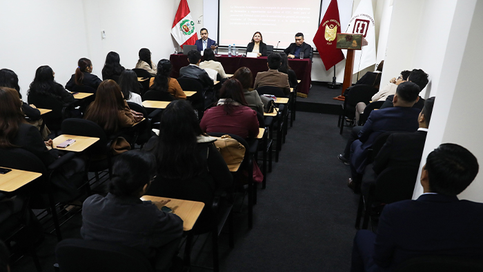 En el marco de la actividad “Encuentros académicos con el CEC” se realizó jornada con alumnos de la Facultad de Derecho de la Universidad Privada del Norte