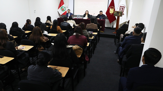 En el marco de la actividad “Encuentros académicos con el CEC” se realizó jornada con alumnos de la Facultad de Derecho de la Universidad Privada del Norte 