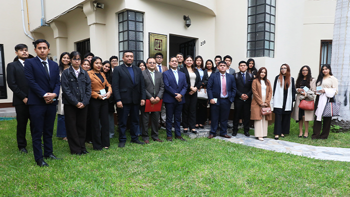 En el marco de la actividad “Encuentros académicos con el CEC” se realizó jornada con alumnos de la Facultad de Derecho de la Universidad Privada del Norte