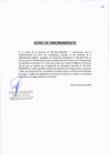 Vista preliminar de documento Aviso de Sinceramiento - 2019