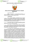 Vista preliminar de documento Resolución de Presidencia Ejecutiva Nº 0006-2025-MIDAGRI-INIA