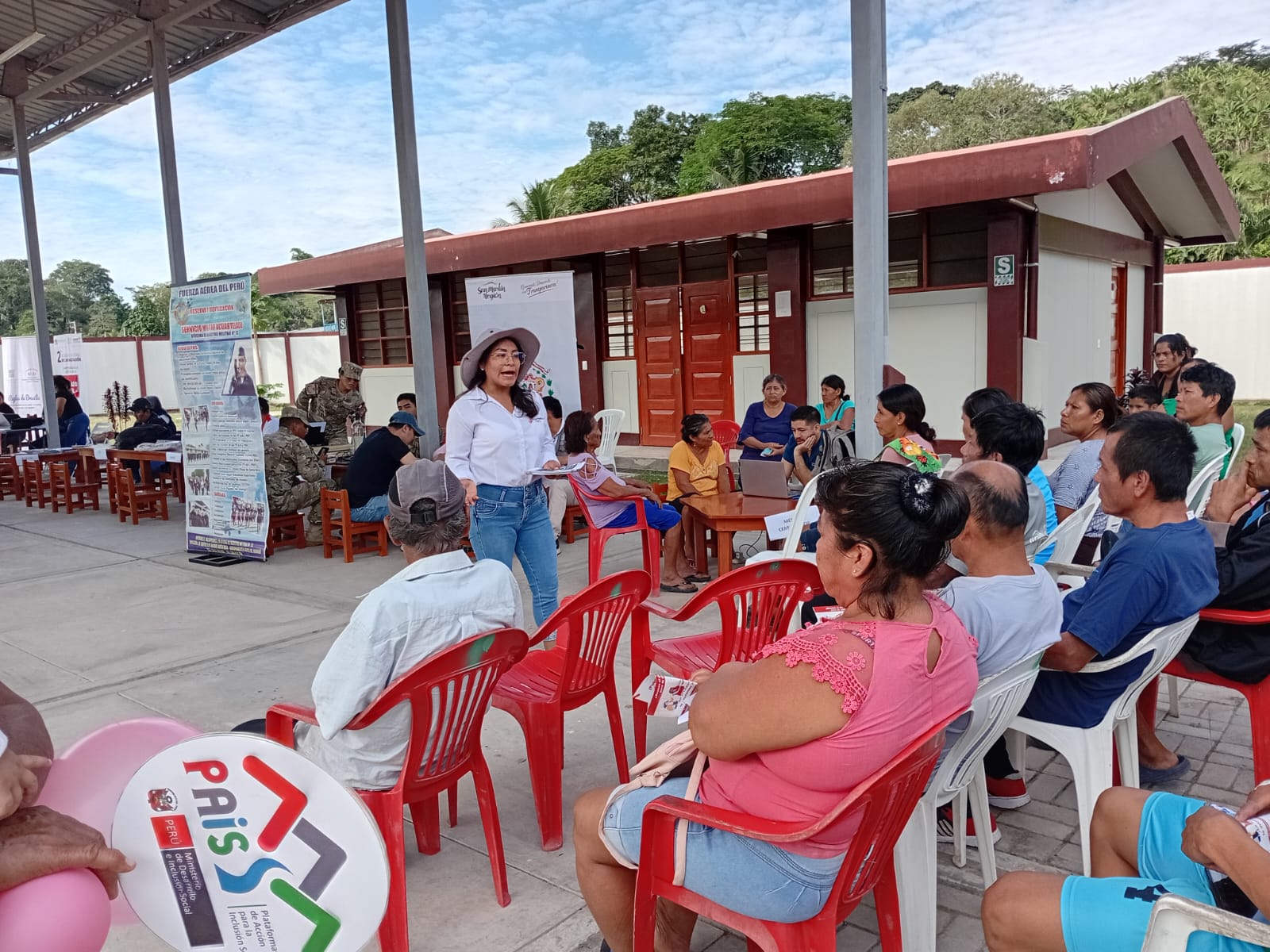 Goresam llevó servicios laborales a centros poblados de Mariscal Cáceres