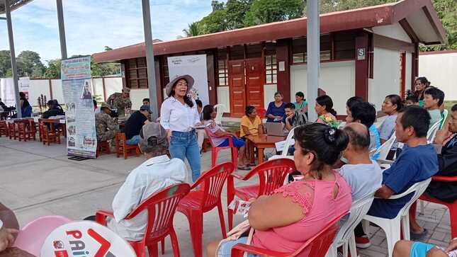 Goresam llevó servicios laborales a centros poblados de Mariscal Cáceres 