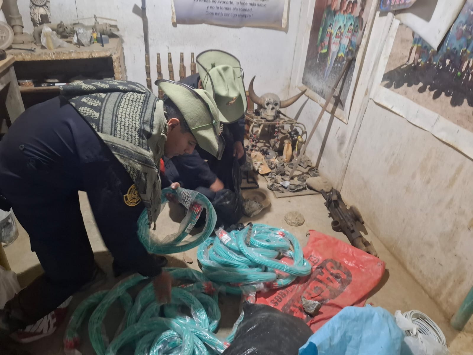 Decomiso de explosivos