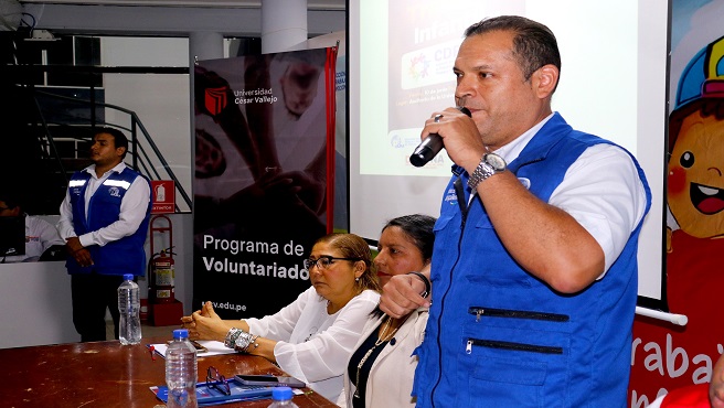 Se vivió un conversatorio que dejó huella: “Retos, desafíos, experiencias y compromisos frente a las peores formas de trabajo infantil”. El auditorio de la Universidad César Vallejo