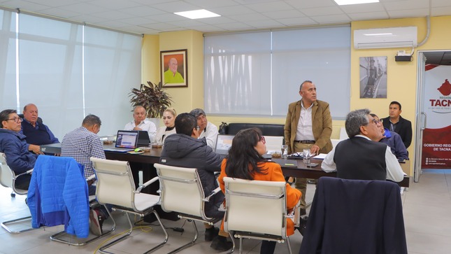PET realiza informe sobre el estado situacional de la ejecución de obras hidráulicas en Tacna