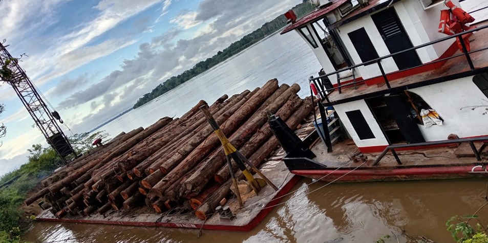 En Pebas, Gerfor Mariscal Ramón Castilla realiza operativo de control forestal fluvial.