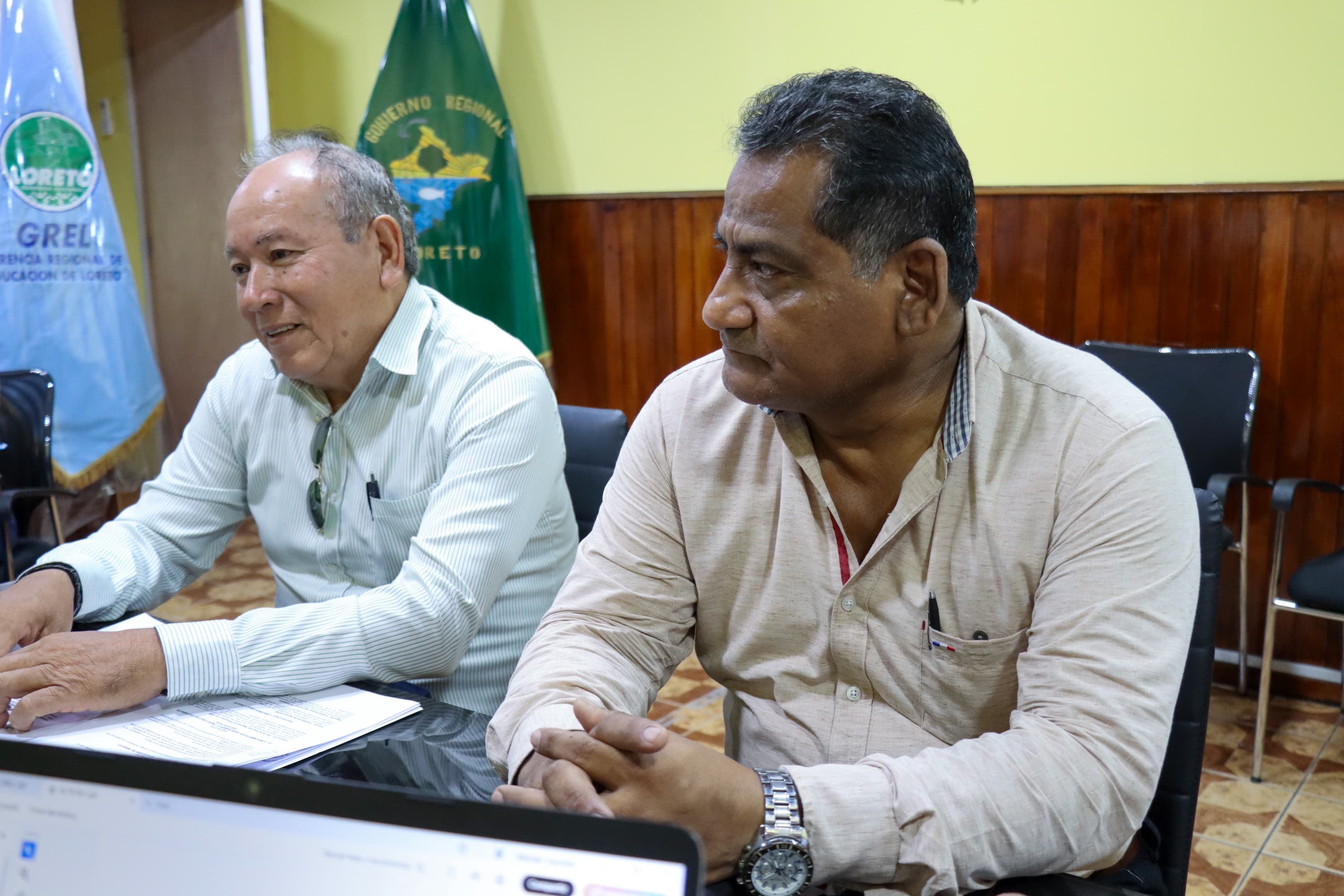 Gerencia Regional de Educación de Loreto y el COPARE coordinan acciones para fortalecer la educación regional.