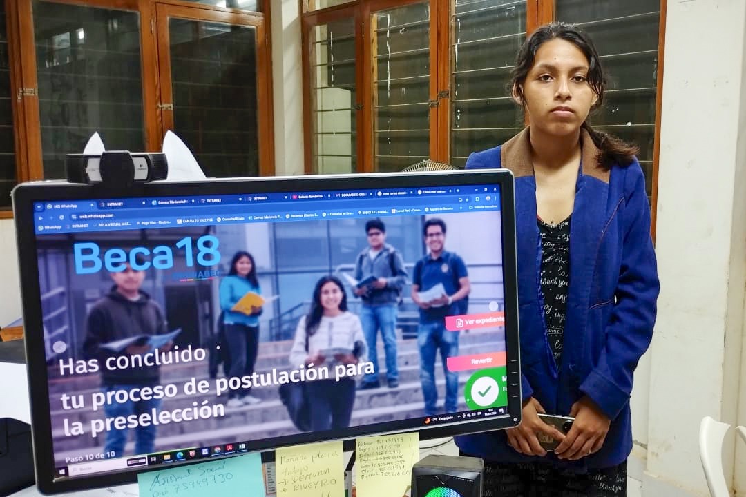 Más de 250 jóvenes de zonas alejadas accedieron a Beca 18 a través de Tambos del Midis