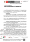 Vista preliminar de documento Resolución 058-2025-P/IPD - OIC: aceptan renuncia y designan jefe