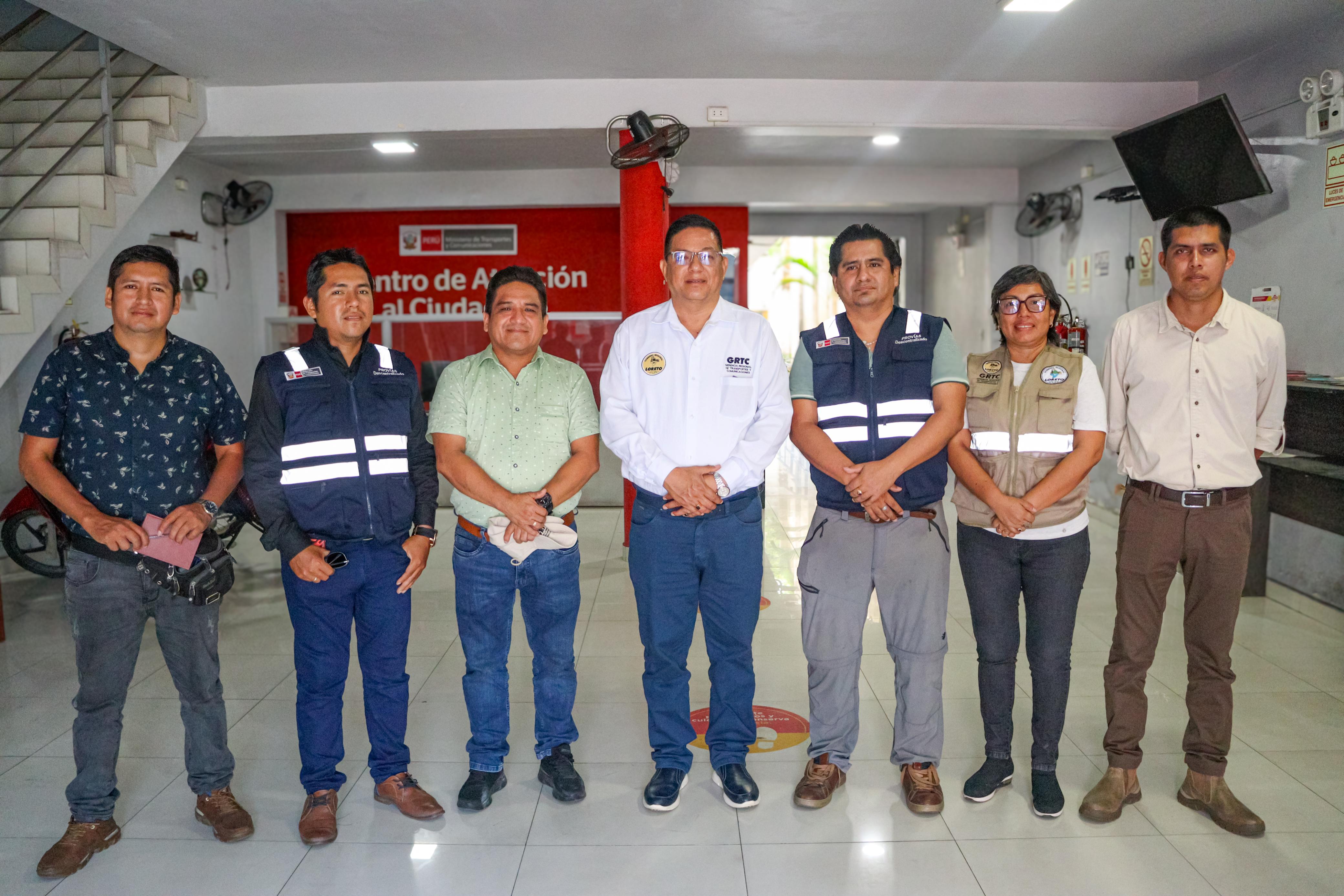 Autoridades regionales y locales coordinan impulso de proyectos viales en el Datem del Marañón.
