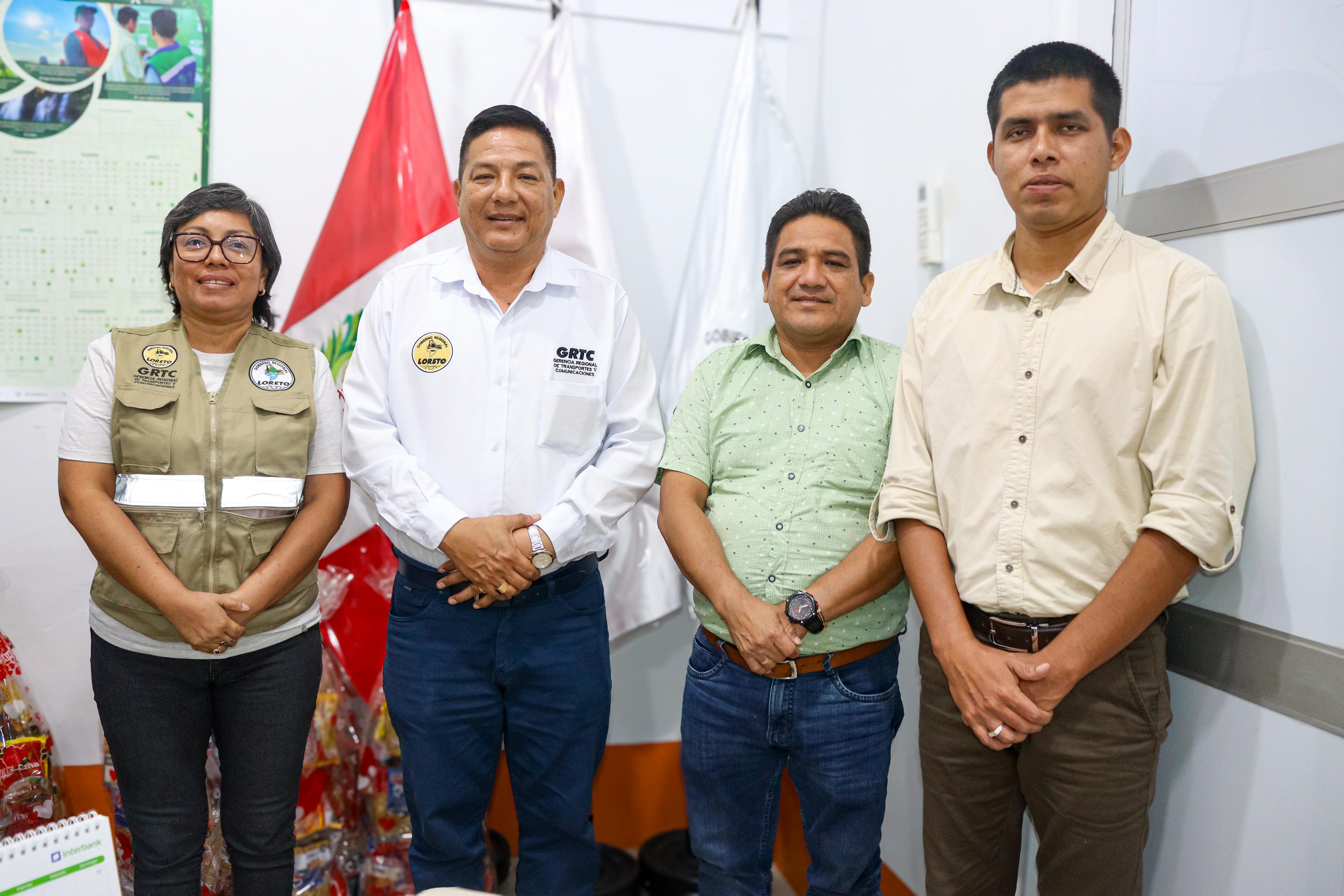 Autoridades regionales y locales coordinan impulso de proyectos viales en el Datem del Marañón.