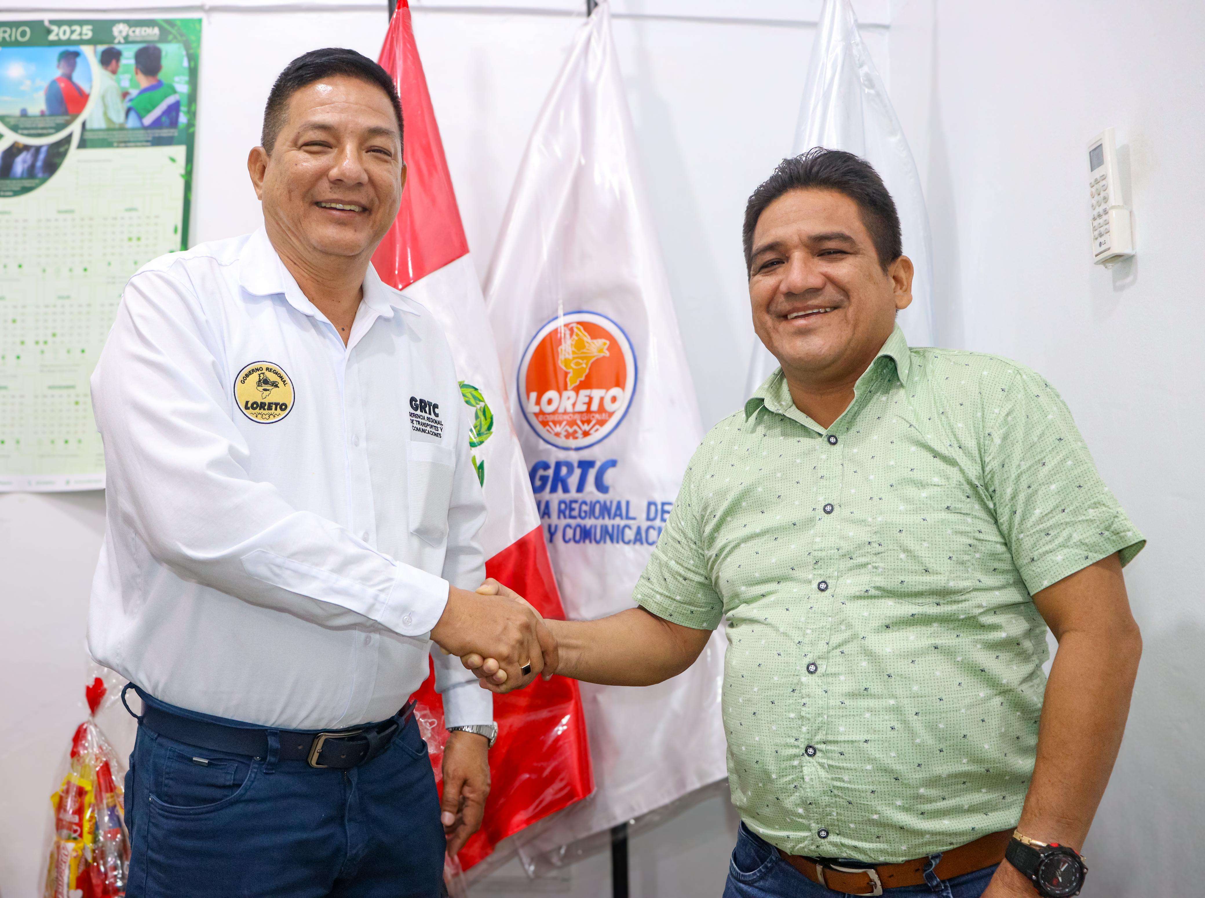 Autoridades regionales y locales coordinan impulso de proyectos viales en el Datem del Marañón.