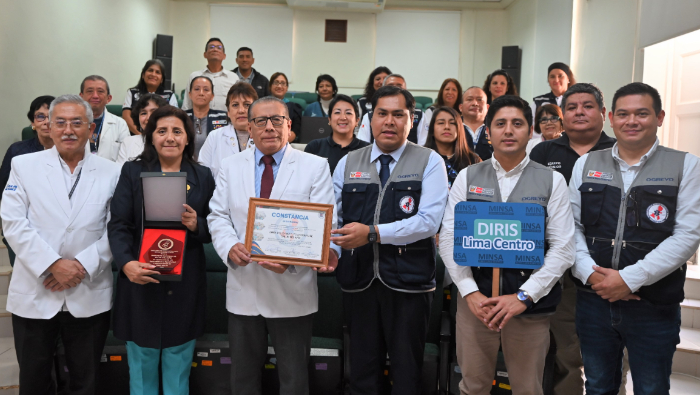 EMED INSN recibe reconocimiento al alcanzar primer lugar a nivel de institutos de Lima Centro