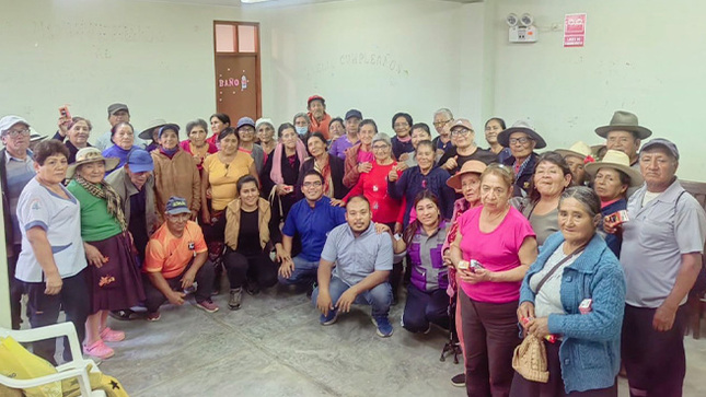 Municipalidad promueve una vida saludable a los adultos mayores de Huarmey