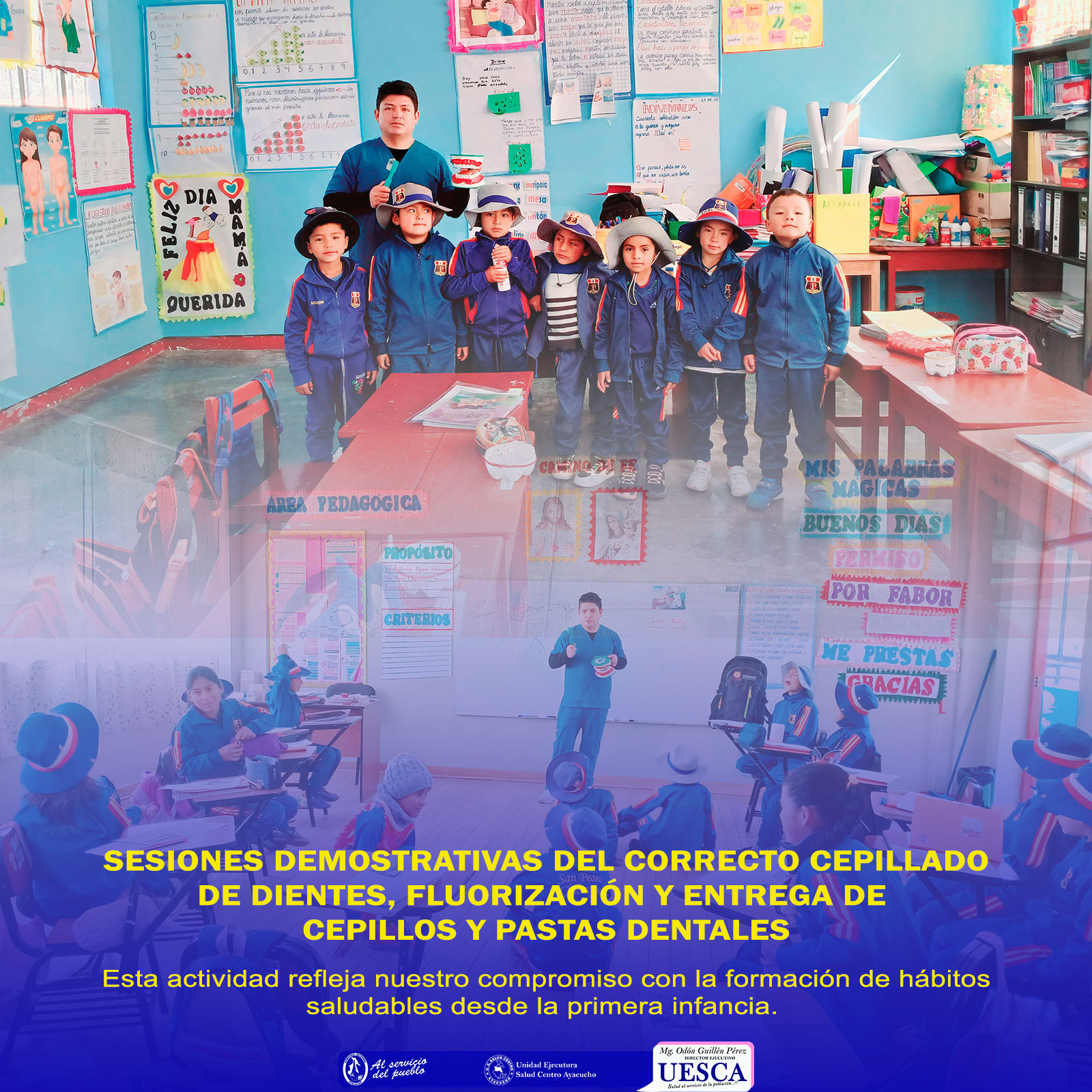 sesión educativa y demostrativa