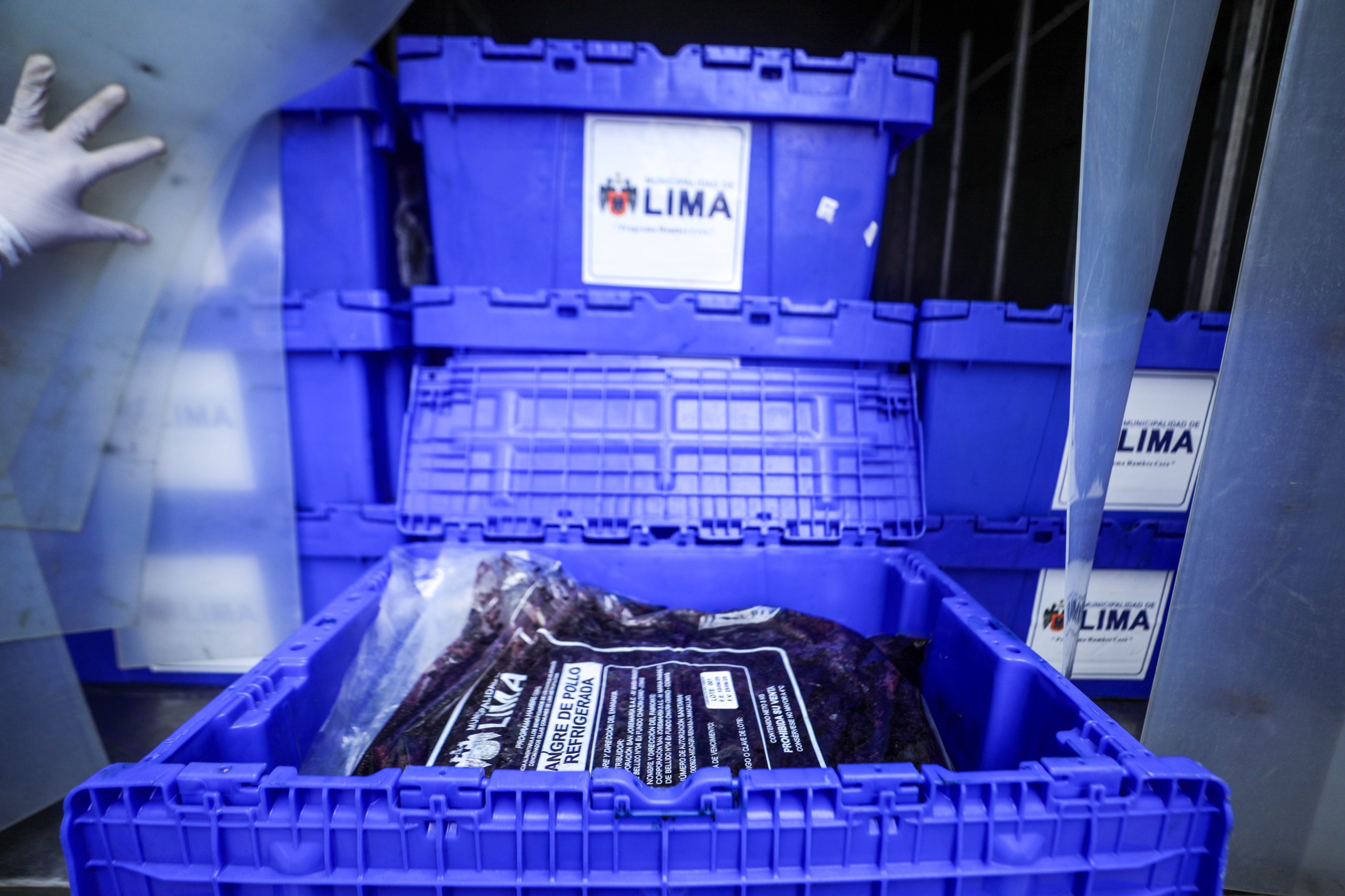 MML entrega sangrecita y pescado para las ollas comunes.