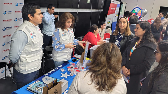 Sanipes participa en la “Feria de Integridad” del sector Producción