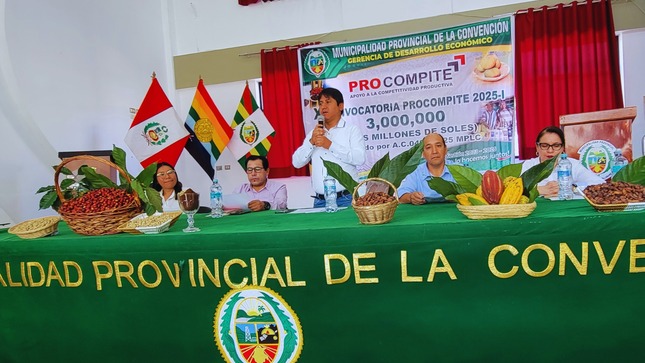 MPLC inicia socialización de la X convocatoria PROCOMPITE 2025 con 3 millones de soles aprobados por el concejo municipal