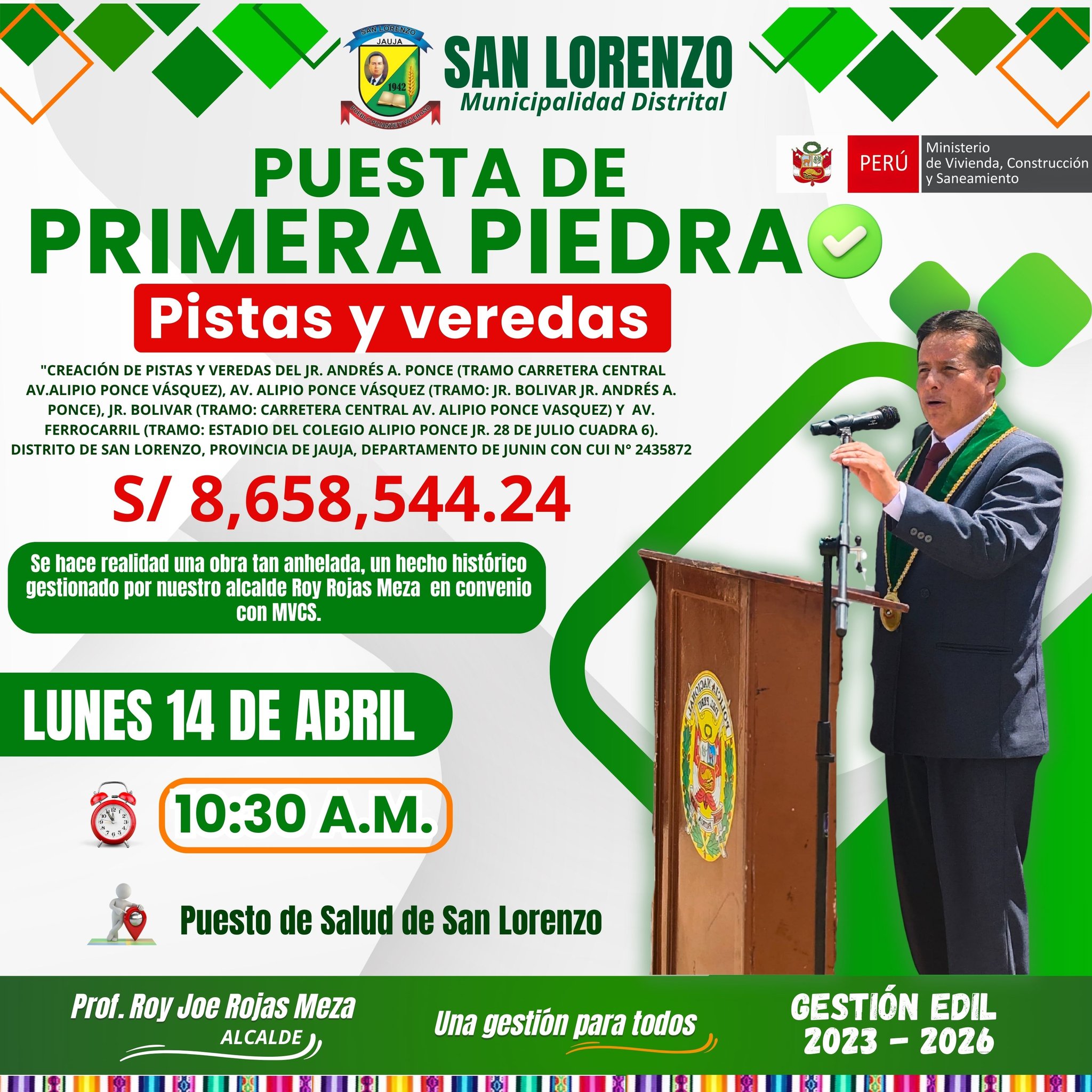 puesta de primera piedra