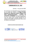 Vista preliminar de documento Comunicado 30-2025 CONTRATO DOCENTE II ETAPA 10062025