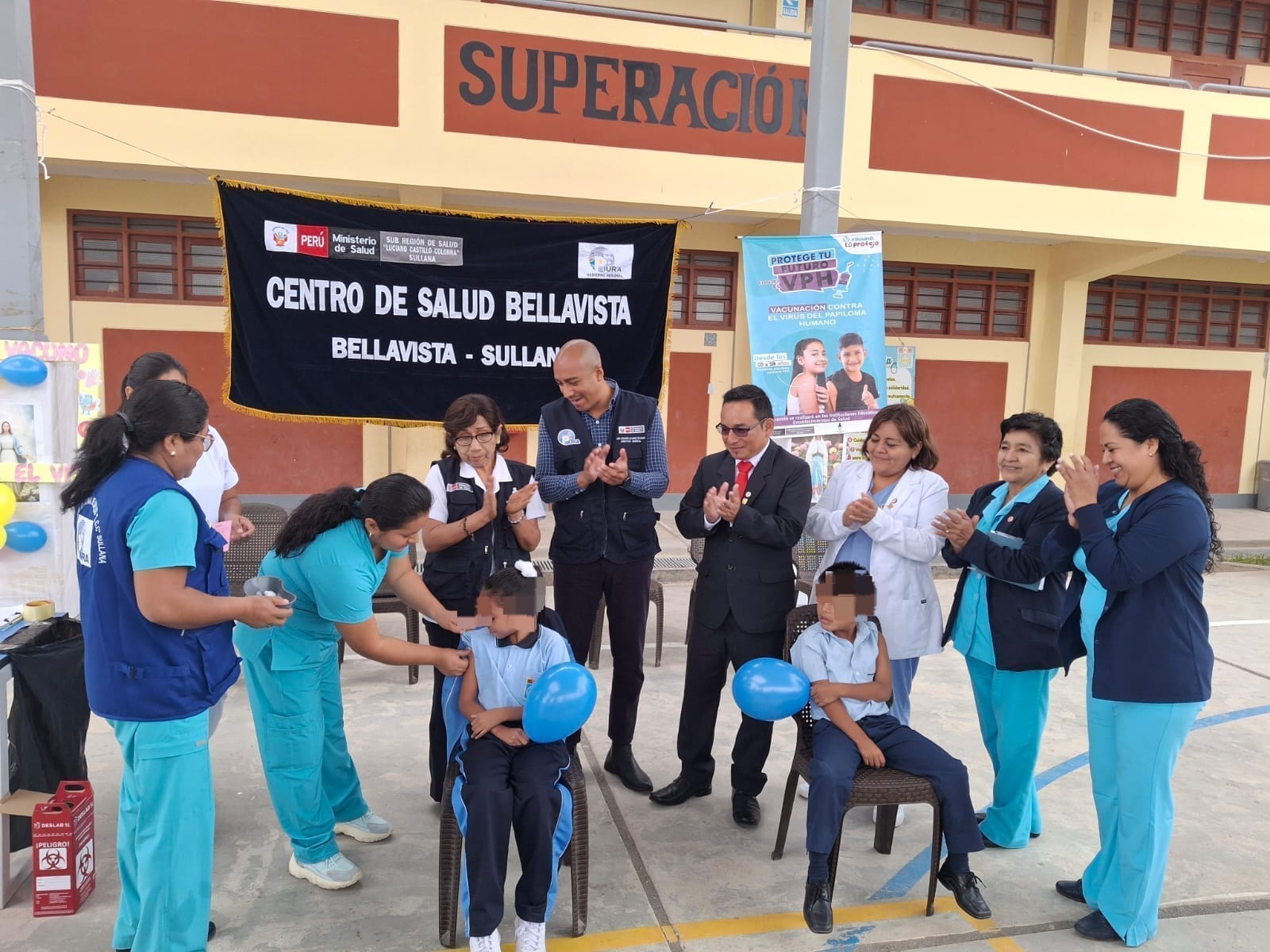 Dirección Regional de Salud inicia vacunación contra el virus del papiloma humano en Bellavista-Sullana