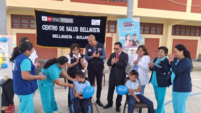 Dirección Regional de Salud inicia vacunación contra el virus del papiloma humano en Bellavista-Sullana 