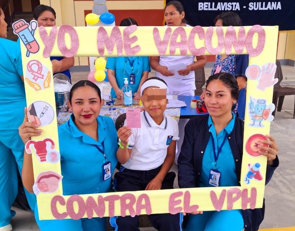 Dirección Regional de Salud inicia vacunación contra el virus del papiloma humano en Bellavista-Sullana