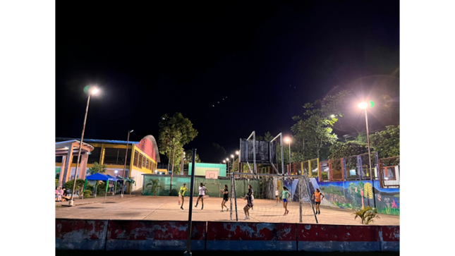 MPSM viene realizando trabajos de mantenimiento en el polideportivo Concha Acústica.  