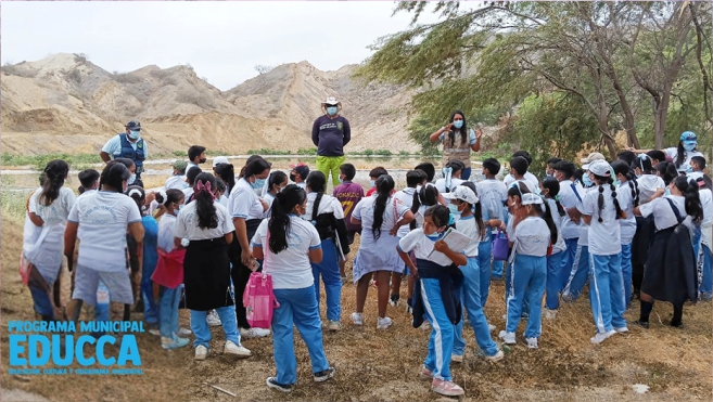 Foto, Alumnos de primaria reciben charlas educativas en gestión ambiental
