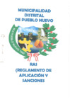 Vista preliminar de documento REGLAMENTO DE APLICACION Y SANCIONES