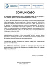Vista preliminar de documento COMUNICADO PROCESO DE NOMBRAMIENTO DEL PERSONAL ADMINISTRATIVO DEL D.L Nº 1057